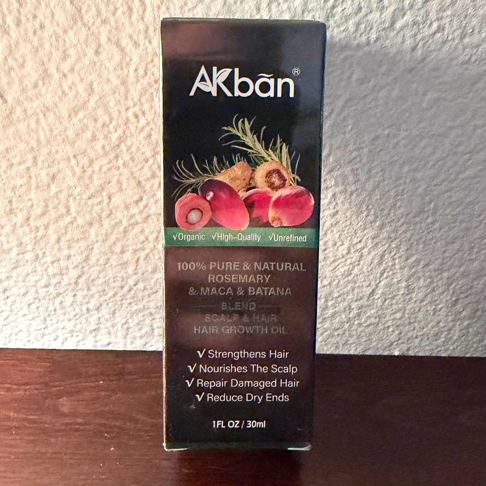 Akban hair and scalp regrowth oil